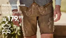 Galeria Alpenfeeling Herren-Lederhose Angebot