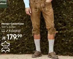 Galeria Alpenfeeling Herren-Lederhose Angebot
