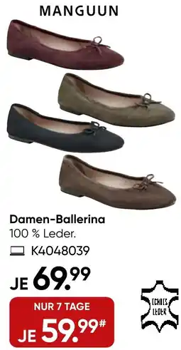 Galeria MANGUUN Damen-Ballerina Angebot