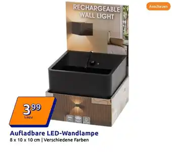 Action Aufladbare led-wandlampe Angebot