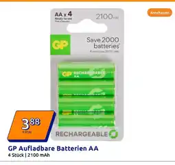 Action Gp aufladbare batterien aa Angebot