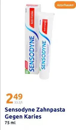 Action Sensodyne zahnpasta gegen karies Angebot