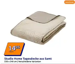 Action Studio home tagesdecke aus samt Angebot