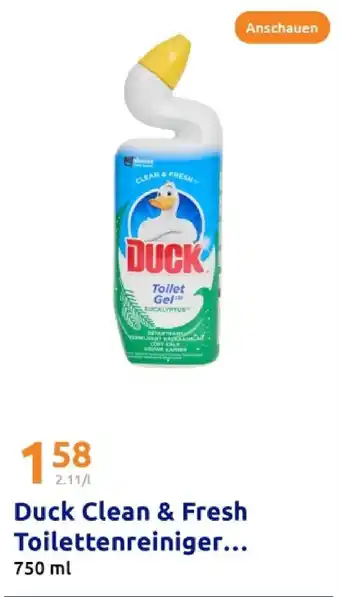Action Duck clean & fresh toilettenreiniger Angebot