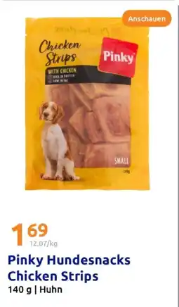 Action Pinky hundesnacks chicken strips Angebot
