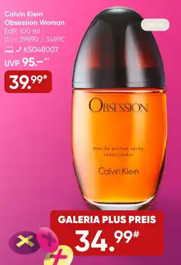 Galeria Calvin Klein Obsession Woman Angebot