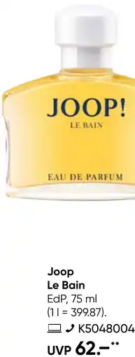 Galeria Joop Le Bain Angebot
