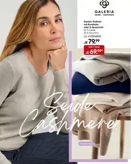 Galeria Damen-Pullover mit Rundhals oder V-Ausschnitt Angebot