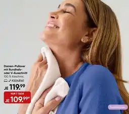 Galeria Damen-Pullover mit Rundhals- oder V-Ausschnitt Angebot