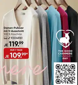 Galeria Damen-Pullover mit V-Ausschnitt Angebot
