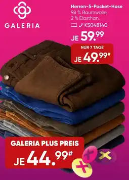 Galeria GALERIA Herren-5-Pocket-Hose Angebot