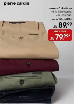 Galeria pierre cardin Herren-Chinohose Angebot