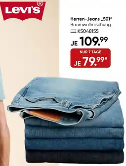 Galeria LEVI'S Herren-Jeans „,501" Angebot