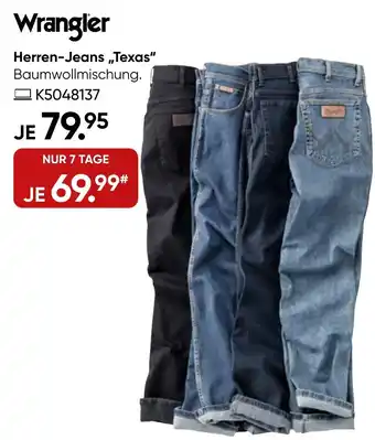 Galeria Wrangler Herren-Jeans ,,Texas" Angebot