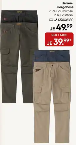 Galeria Herren-Cargohose Angebot