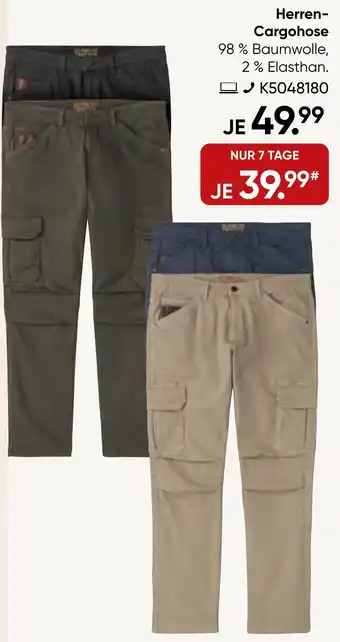 Galeria Herren-Cargohose Angebot