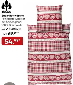Galeria irisette Satin-Bettwäsche Angebot