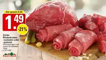 WEZ Zarter Rinderbraten, -rouladen oder -gulasch Angebot