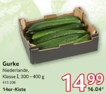 Selgros Gurke 14er-Kiste Angebot
