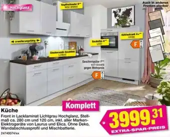 SOMIT Küche Hochglanz Angebot