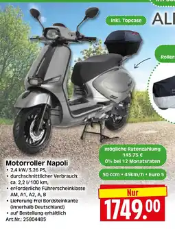 Herkules Baumarkt ALPHA MOTORS Motorroller Napoli Angebot