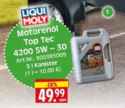 Herkules Baumarkt LIQUI MOLY Motorenöl Тор Тес Angebot