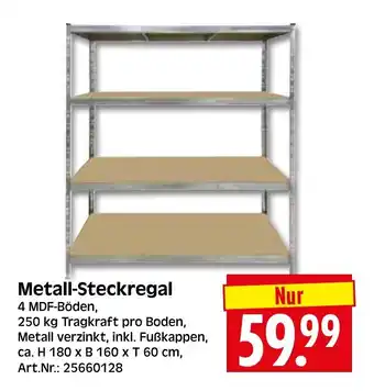 Herkules Baumarkt Metall-Steckregal Angebot
