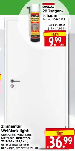 Herkules Baumarkt Zimmertür Weißlack light Angebot
