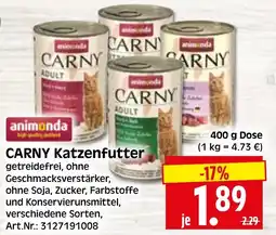 Herkules Baumarkt CARNY Katzenfutter Angebot