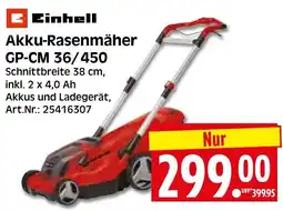 Herkules Baumarkt Einhell Akku-Rasenmäher GP-CM 36/450 Angebot