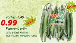 Hepsi-Markt Peperoni, grün Angebot