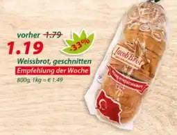 Hepsi-Markt Weissbrot, geschnitten Angebot