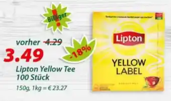 Hepsi-Markt Lipton Yellow Tee 100 Stück Angebot