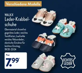 Aldi Nord Walkx Leder Krabbelschuhe Angebot