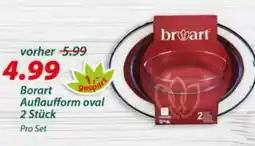 Hepsi-Markt Borart Auflaufform oval 2 Stück Angebot