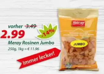 Hepsi-Markt Meray Rosinen Jumbo Angebot
