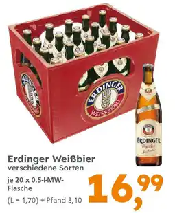 Globus Baumarkt Erdinger Weißbier Angebot