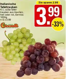 WEZ Italienische Tafeltrauben Angebot