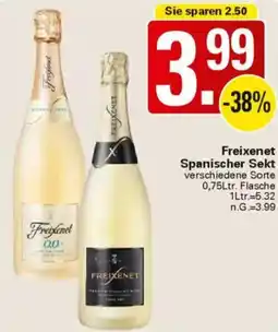 WEZ Freixenet Spanischer Sekt Angebot