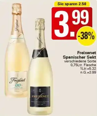 WEZ Freixenet Spanischer Sekt Angebot