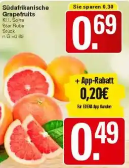 WEZ Südafrikanische Grapefruits Angebot