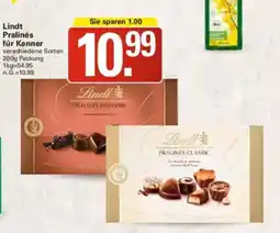 WEZ Lindt Pralinés für Kenner Angebot