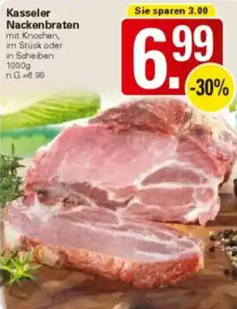 WEZ Kasseler Nackenbraten Angebot
