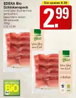 WEZ EDEKA Bio Schinkenspeck Angebot