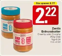 WEZ Zentis Erdnussbutter Angebot