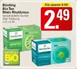 WEZ Bünting Bio Tee Mein Rhythmus Angebot