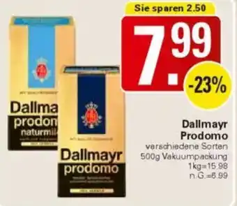 WEZ Dallmayr Prodomo Angebot