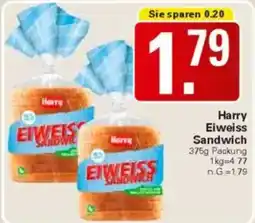 WEZ Harry Eiweiss Sandwich Angebot