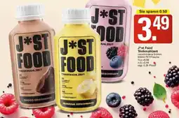 WEZ J*st Food Trinkmahlzeit Angebot