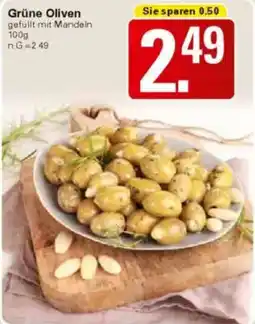 WEZ Grüne Oliven Angebot